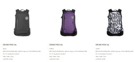 RAIN OR SHINE レインオアシャイン CRUISE PACK 10L 最新モデル　クルーズ パック バックパック ザック スノーボード バックカントリー
