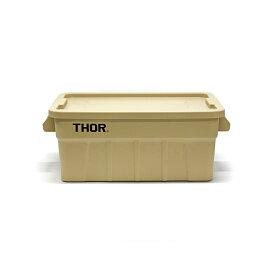 【53L】Thor Large Totes With Lid 53L ソー ラージ トート ウィズ リッド 収納 ボックス box コンテナ オシャレ ふた付き フタ付き おしゃれ アウトドア キャンプ バーベキュー ベランダ 屋外 屋内 プラスチック ブラック