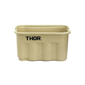 Thor Quadrate Bucket 9.5L ソー スクエア バケツ 四角 ゴミ箱 収納 整理 プラスチック コンテナ 道具入れ ツールボックス ボックス box オシャレ おしゃれ アウトドア キャンプ バーベキュー ベランダ 屋外 屋内 ガレージ 庭 ガーデニング