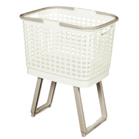 ヒマラヤ 腰らくバスケット ホワイトグレー