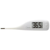 ドリテック やわらかタッチ電子体温計 ケース付 TO-204 WT ホワイト【ポスト投函配送 ネコポス】