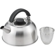 ヨシカワ SJ3463 FLAT コンパクトなケトル 2.8L ストレーナー付 日本製 【ガス火・IH兼用】