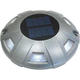 トレードワン ソーラー充電式 グランドライト シルバー 車で踏んでも壊れないハードシェル構造 60121