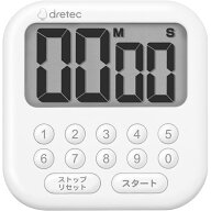 ドリテック 大画面タイマー 「シャボン10」 T-616 WT ホワイト 【ポスト投函配送 ネコポス】