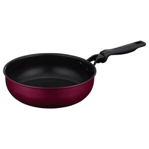 サーモス デュラブルシリーズ 炒め鍋 26cm KFM-026D R レッド 【ガス火・IH兼用】