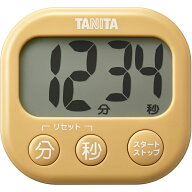 TANITA タニタ 抗菌でか見えタイマー TD-429 マスタードイエロー 【ポスト投函配送 ネコポス】