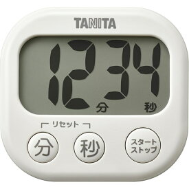 TANITA タニタ 抗菌でか見えタイマー TD-429 アイボリー 【ポスト投函配送 ネコポス】