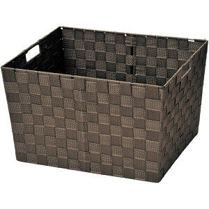 ちどり産業 脚元収納PPバスケット 58-83 お取り寄せ DBR ダークブラウン 【幅40×奥行33×高さ24cm】