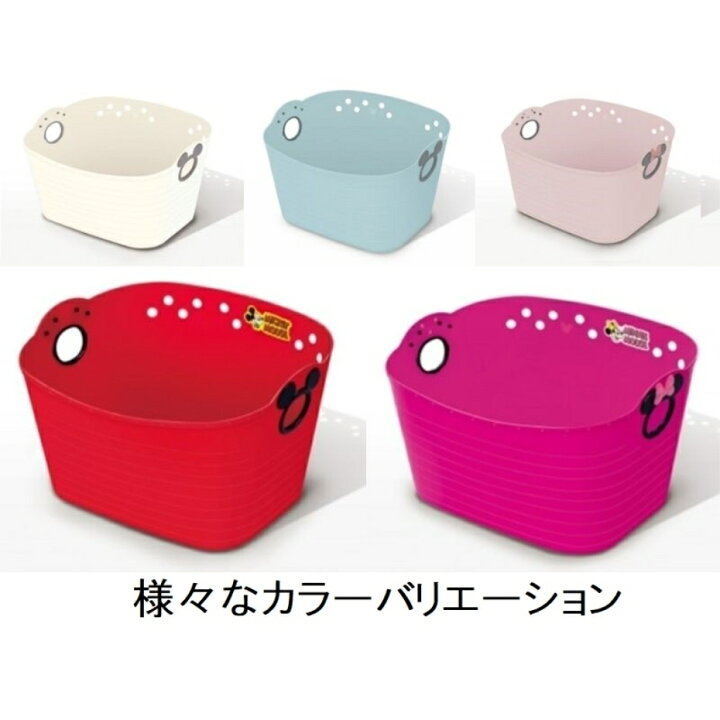楽天市場】錦化成 やわらかバケツ SQ43 ミッキーマウス R レッド (幅51  
