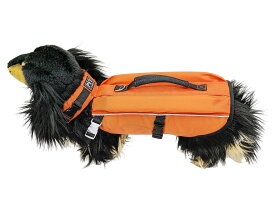 犬用 フローティングベスト ライフジャケット Sサイズ キャロット Wフロート構造 ペット用品 小型犬 水遊び プール 海 川 SUP