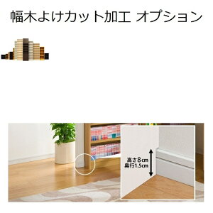 【幅木よけ加工】エースラック カラーラックオーダーメイドOPTION(1台加工価格)