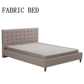 【桜屋工業】ファブリックベッドフレーム BH-504-D ダブル ファブリック 布 おしゃれ 睡眠 クラシック ヘッドボード 高級感 桜屋工業 【お客様組立品】