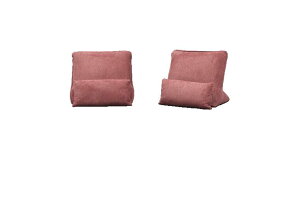 リビングソファ ARALアラル専用クッション背+枕セット 5色 BE/DGY/LGY/RED/BL 幅60×奥行45×高さ45cm おしゃれ 布張り 撥水生地 【背+枕クッションセット】