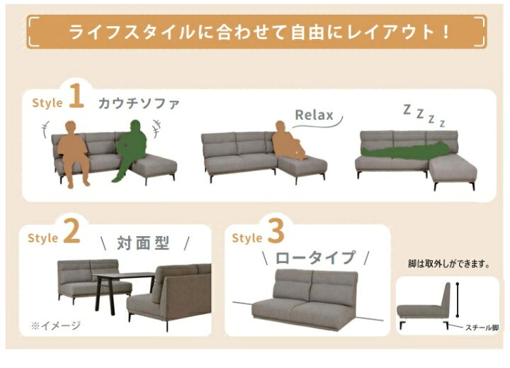 楽天市場】【完売品】2Pソファ Rogue-ローグ 2Pソファ 2色対応 サイズ 