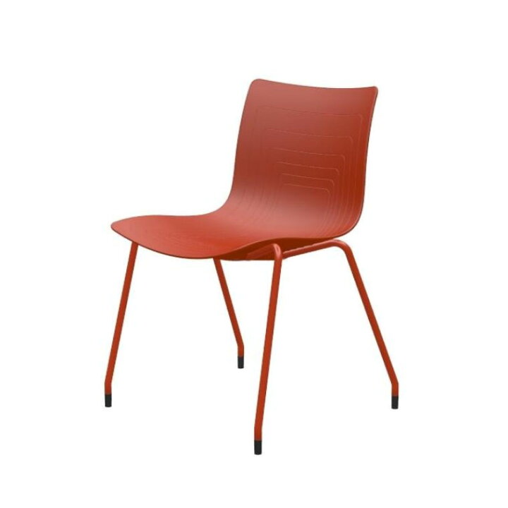 楽天市場】5 WAVE CHAIR 【5W-1-PP 4本脚椅子】 W520×D500×H795 