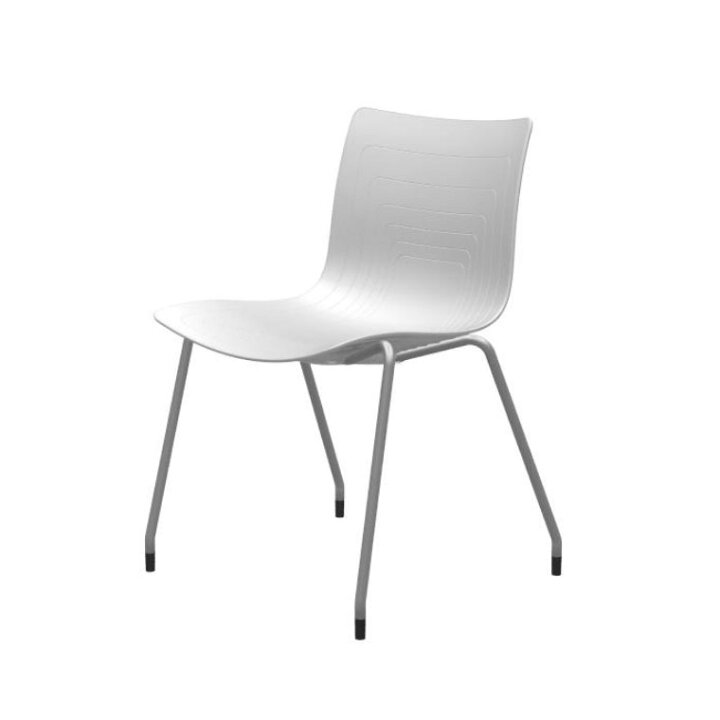 楽天市場】5 WAVE CHAIR 【5W-1-PP 4本脚椅子】 W520×D500×H795 