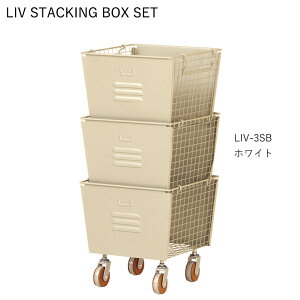 �X�^�b�L���O�{�b�N�X�Z�b�g LIV-3SB ���[�{�b�N�X �X�`�[���{�b�N�X �X�^�b�L���O�o�X�P�b�g �X�`�[�� �L���X�^�[�t�� �yMASH�z ������� �֗�