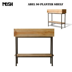 MOSH �v�����^�[�V�F���t ABEL 90PLANTER SHELF W900×D330×H850mm (OLD PINE)�y�����i�z���b�J�[�{���E�h��