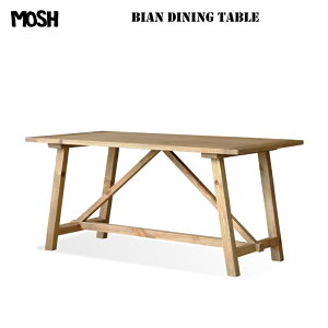 MOSH �_�C�j���O�e�[�u�� BIAN 160DINING TABLE W1600×D800×H750mm (OLD PINE)�y�g���i�z
