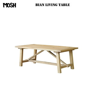 MOSH ���r���O�e�[�u�� BIAN 110LIVING TABLE W1100×D550×H400mm (OLD PINE)�y�g���i�z