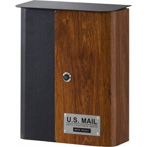 壁掛けポスト 郵便ポスト 縦型ポスト スチール製 幅26.5×奥行12×高さ32.5cm ( 送料無料 壁掛け ポスト 一戸建て用 荷物受け )
