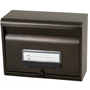 壁掛けポスト 郵便ポスト 縦型ポスト 郵政型ポスト エンボスブラウン( 送料無料 軽い 壁掛け ポスト 一戸建て用 荷物受け )