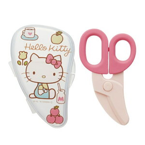 離乳食 フードカッター キャラクター サンリオ ハローキティ ( キティ キティちゃん 離乳食ハサミ ベビーフードカッター ケース付き 赤ちゃん 食べ物 はさみ キャラクター グッズ 出産祝い