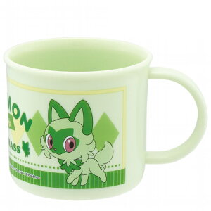 コップ 200ml 食洗機対応 抗菌 プラコップ ポケットモンスター SV ニャオハ ( ポケモン スカーレット バイオレット 幼稚園 保育園 給食 キッズ カップ マグ マグカップ 軽い プラスチック )