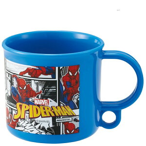 コップ 200ml 食洗機対応 抗菌 プラコップ マーベル スパイダーマン ( MARVEL 幼稚園 保育園 給食 キッズ カップ マグ マグカップ 軽い プラスチック )