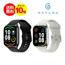 【送料無料＆ポイント10倍】HAYLOU Watch 2 Pro スマートウォッチ 時計 腕時計 Xiaomi 1.85インチ スマホ連携 アプリ 健康管理 モニタリング 睡眠スコア 睡眠トラッキング LINE SNS 音楽 天気 歩数計 心拍数 フィットネス 防水 防塵 IP68 高輝度画面 プレゼント 新生活