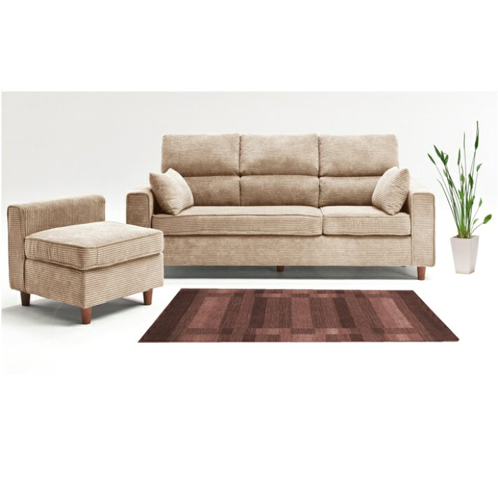 楽天市場】送料無料 フォレスト カウチソファー ファブリックカウチ 