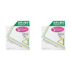 【2箱セット】サクセス 24 フレグランス ワックス 【 エアリーミディアム 】 80g 爽やかなフルーティフローラルの香り ヘアワックス (× 2)