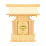【未使用開封品】神棚 大天理 モダン おしゃれ シンプル コンパクト 神殿 国産 日本製 小型一社宮 一社造り