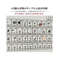 元素周期表 卓上アクセサリー サンプル実物入り 化学元素 化学 元素標本 理科 インテリア 室内装飾 ディ…
