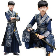 キッズ 子供用漢服 コスプレ 衣装 チャイナ服 カンフー衣装 中華服 子ども 男の子 チャイナ衣装 唐装 ハ…