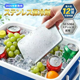 【薄型で場所を取らない】ステンレス 保冷剤 ミニ アイスパック クーラーボックス お弁当 あら熱取り トレー 保冷 プレート コールドプレート 急冷 SUS304 冷却プレート キャンプ 車 中泊 アウトドア コンパクト 熱中症対策 氷点下 冷蔵 冷凍 食品 対応 長持ち 節電