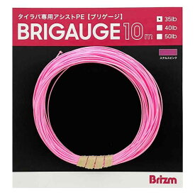 Brizm (ブリズム) ブリゲージ タイラバ用 PEアシストライン 中芯入 35lb(5号) 〜50lb(8号)