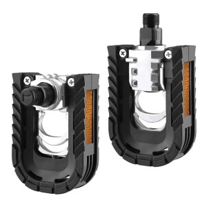 TRIWONDER 自転車 ペダル ロードバイク クロスバイク MTB フラットペダル リフレクター付き ママチャリ