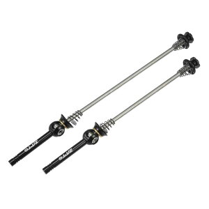 BULLSPANN 自転車用クイックリリースアクスルスキュワーレバーフロントリアバイクアクスルホイールブロックハブ 140mm 5.51インチ 180mm 7.09インチ 黒い MTBマウンテンロードバイク用 交換パーツ