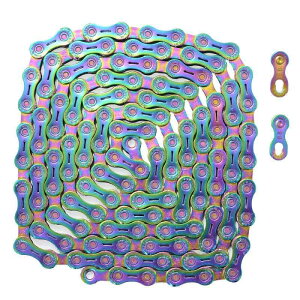 YBN 11 Speed Chain SLA-H11-TIC 126 Link w/Power Lock for Shimano Sram Campagnolo, RainBow, ST2206