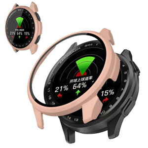 JIAYJP for �K�[�~��(GARMIN) Approach S44 �p �P�[�X �K���X�t�C���� ��̌^�P�[�X PC+�K���X�f�� �w��h�~ �ϏՌ� �����ȒP �����ߗ� �S�ʕی� �����^ �K�[�~��(GARMIN) Approach S44 �J�o�[ (�s