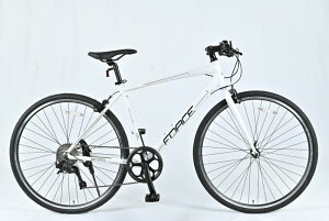 サギサカ クロスバイク アルミ 7段 FORCE Caroline 80C 折りたたみハンドル 初心者 カロリーネ