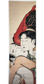 古今東西 浮世絵 春画 手ぬぐい 袖の巻 その1 鳥居清長