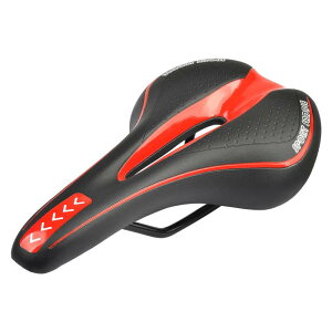 Ruifu 自転車サドル お尻が痛くない クッション 肉厚 低反発 衝撃吸収 通気性 穴開き ロードバイク マウンテンバイク クロスバイク用 防水 ソフトサドル