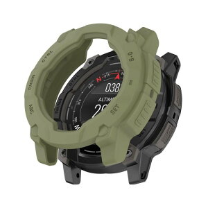 �K�[�~�� Instinct3 AMOLED �p �V���R���P�[�X 50mm �Ή� �J�o�[ �yHUKWIMO�z�ϏՌ����b�V���\�� �����y�� ��ʕی�t�B�����Ȃ��i�h��/�h�o/�X�|�[�c/����p�j[�O���[�� ��]