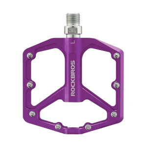 ROCKBROS(ロックブロス)自転車ペダル 軽量 フラットペダル アルミ合金 ロードバイク mtb プラットフォーム 滑り止め ベアリングシール 9/16 2個セット