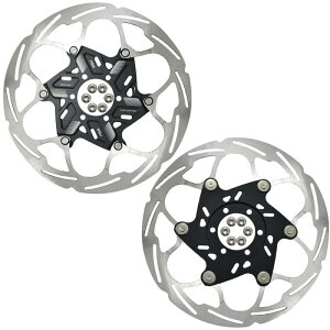 iF Design  Red Dot Design Award PSB PR03 3D Floating Plus DHR and E-MTB Only 2.3mm Disc Brake Rotor 6-Bolt 180mm, 2 pcs, P