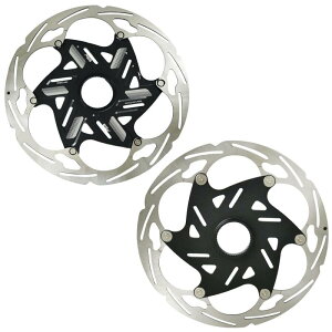 iF Design  Red Dot Design Award PSB PR06 3D Floating Plus DHR and E-MTB Only 2.3mm Disc Rotor Center Lock 203mm, 2Pcs, PSB