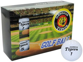 レザックス(LEZAX) 阪神タイガース ゴルフボール 6個入り ホワイト HTBA-4771