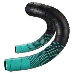 自転車 バーテープ ドロップハンドルバーテープ ロードバイク エンドプラグ付き EVA+PU製 左右セット 水玉柄 SPF5